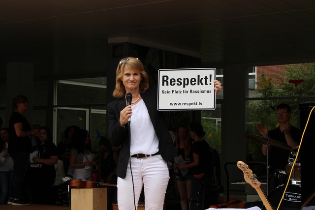 Sommerfest 2018 Schild Respekt